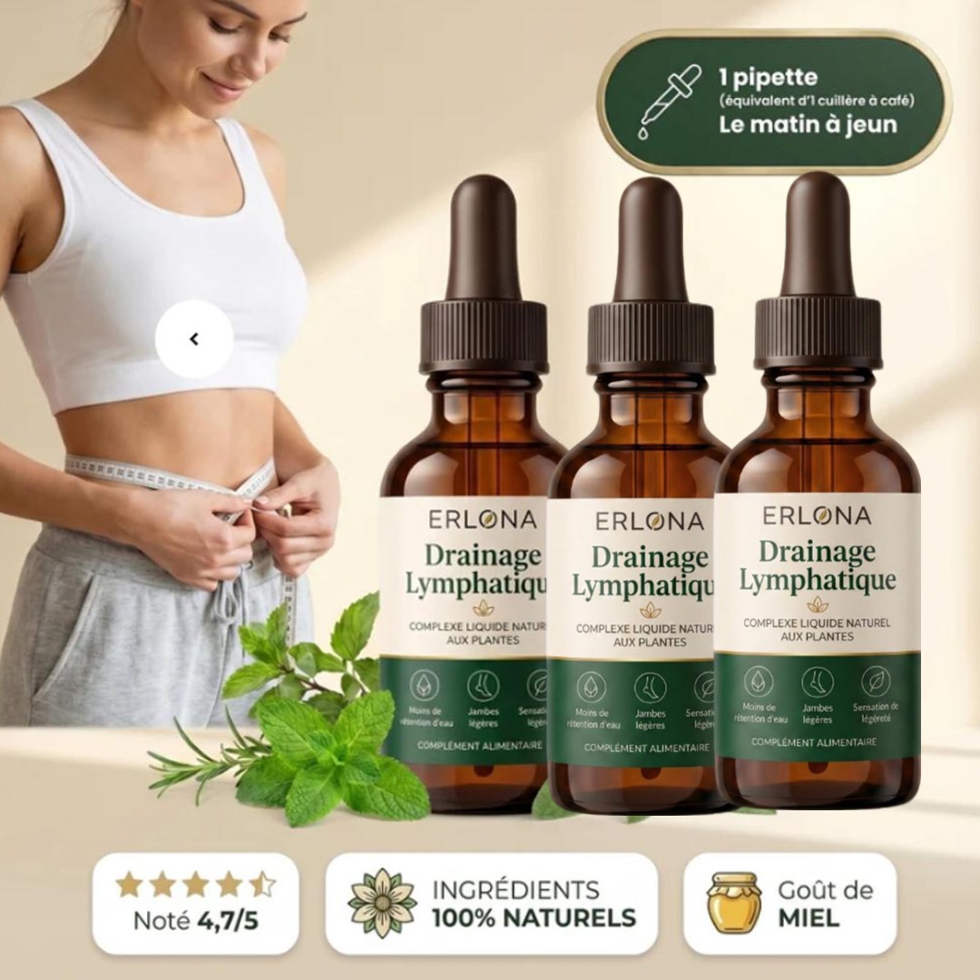 Herbal Tincture - قطرات تصريف اللمفاوي العشبية الطبيعية العضوية،