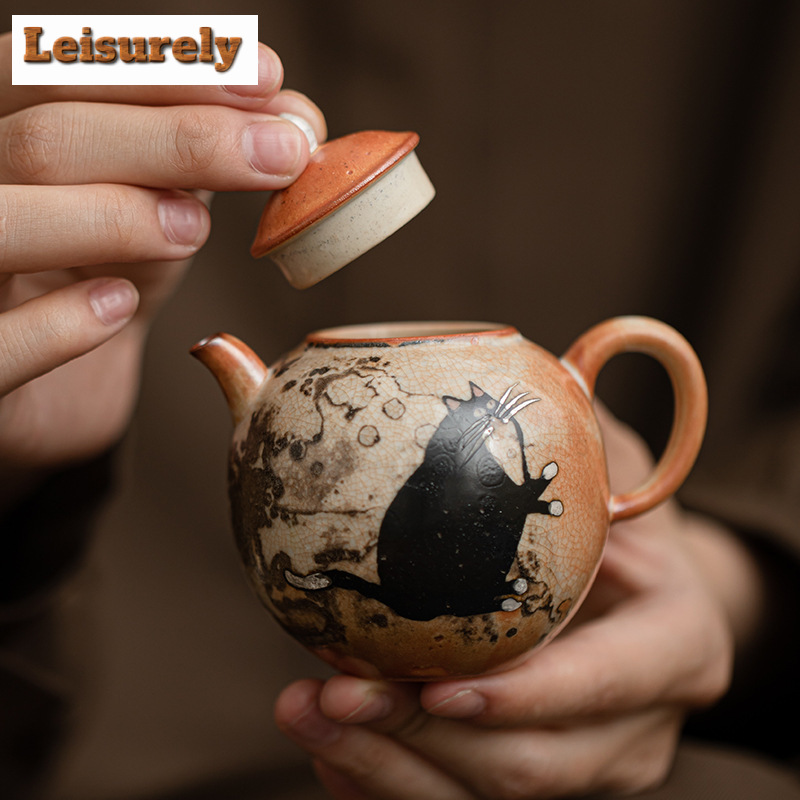 شاي القط المطلي يدويًا مع فلتر - مراجعة Chamomile Tea وسعره