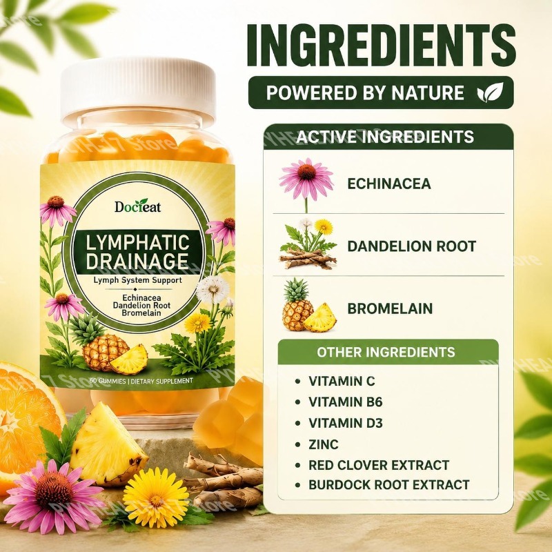 حلوى دوكتيت لدعم الجهاز اللمفا - مراجعة Echinacea وسعره