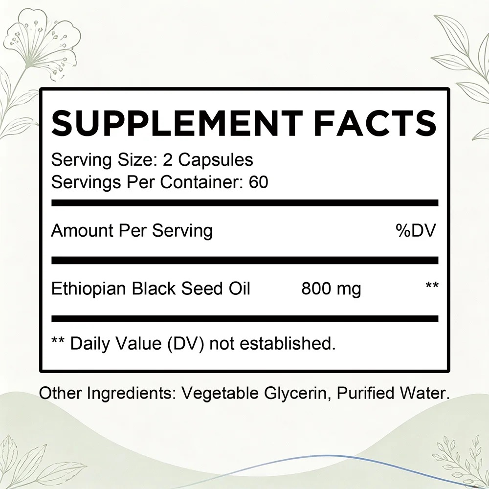 كبسولات زيت الحبة السوداء الإث - مراجعة Herbal Supplement وسعره