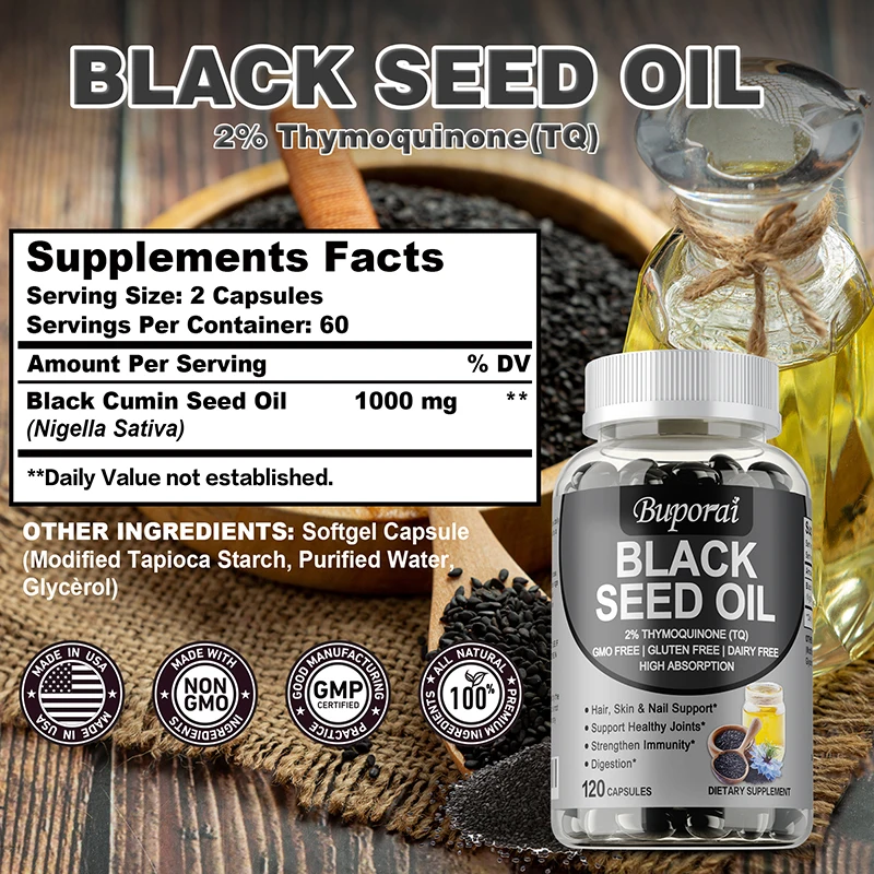 زيت الحبة السوداء الممتاز 120  - مراجعة Herbal Supplement وسعره